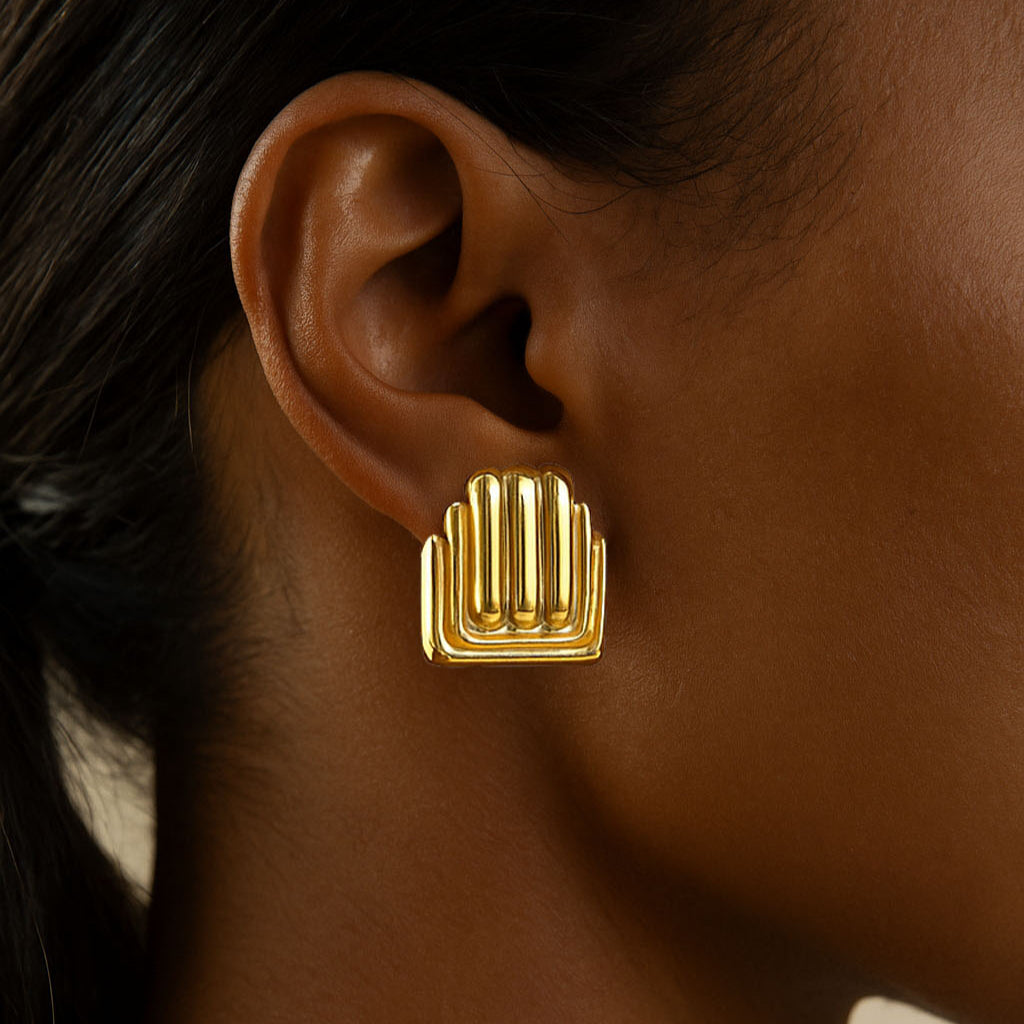 The Mayfair Block Hoops❌